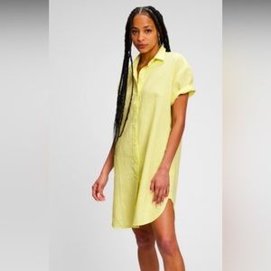 Light weight linen/cotton shirt dress in perfect condition